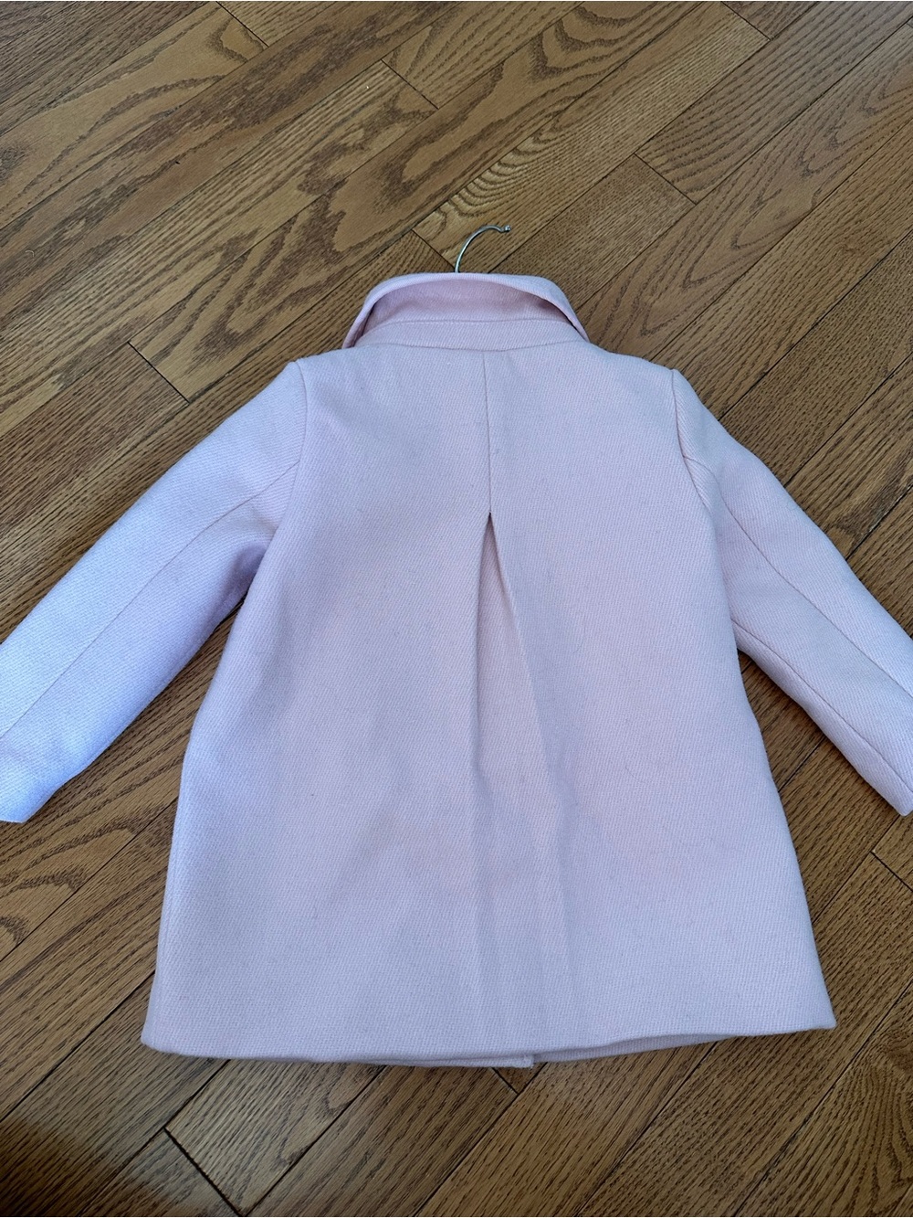 Sofia Grainge x Amazon Essentials Girls' Pink Wool-Blend Pea Coat - Picture 3 of 6